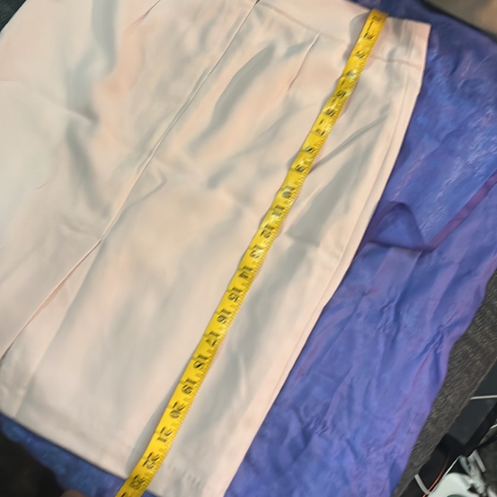 blush colored pencil skirt size medium - Picture 4 of 5